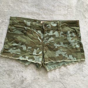 Camo Jean Shorts